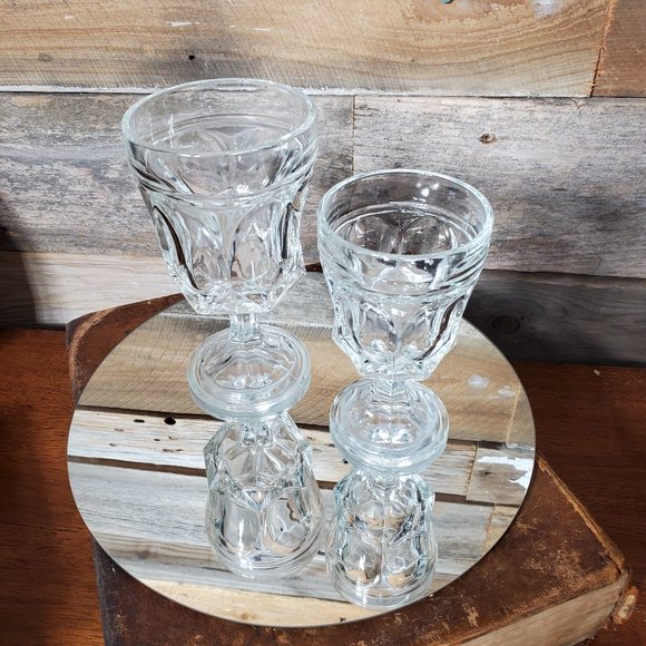 Fairfield Clear by Anchor Hocking - Water Goblet - Vintage 70's. #1 - Picture 10 of 10